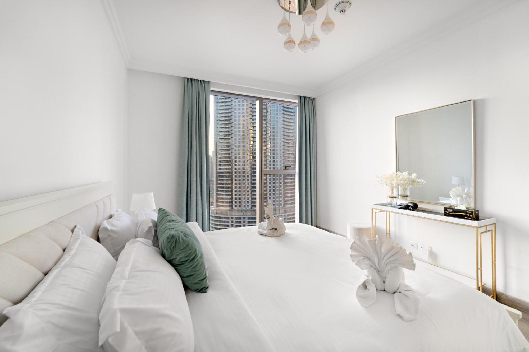 First Class 2Br With Full Burj Khalifa And Fountain View 두바이 외부 사진